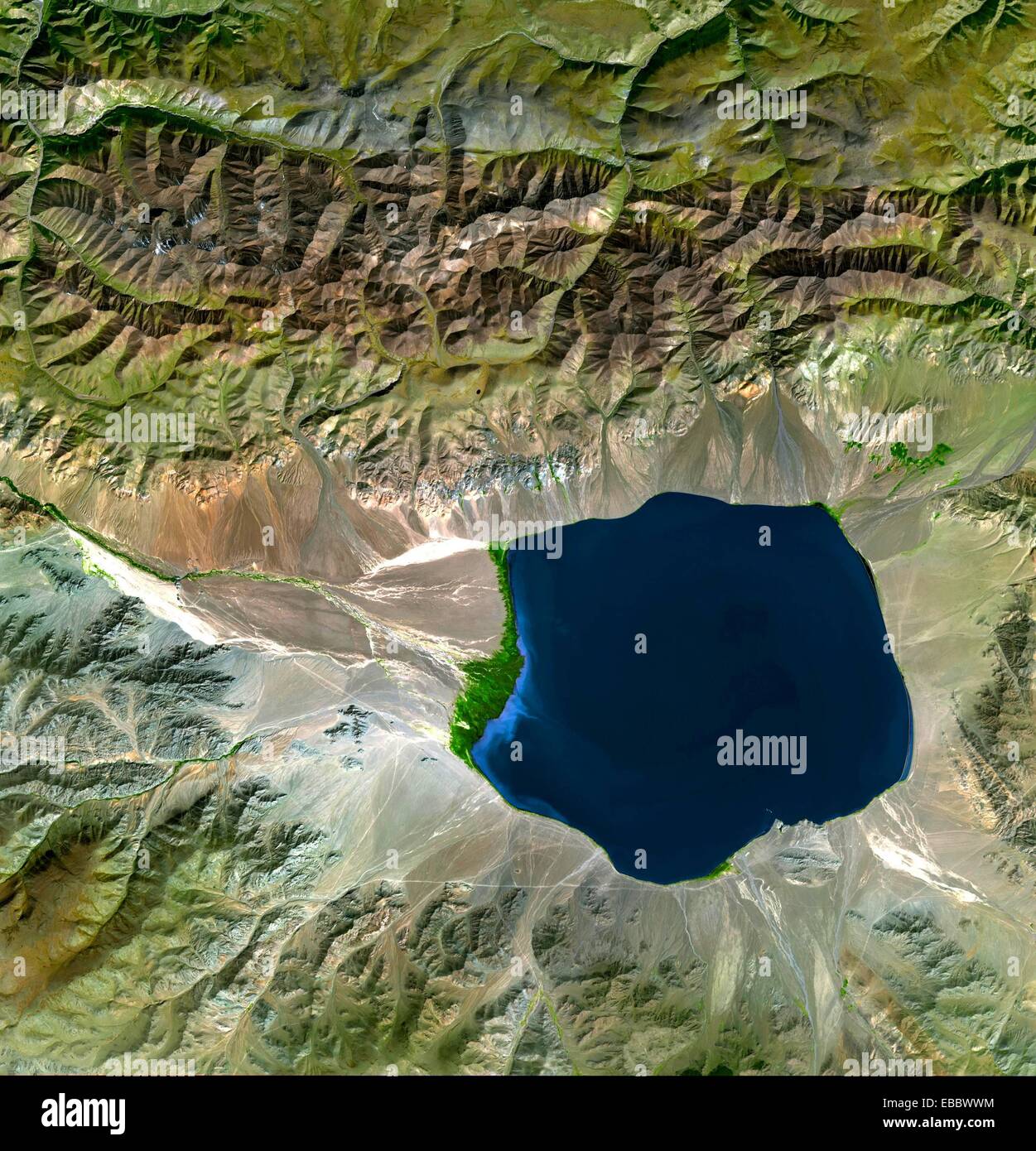 Uvs Nuur Basin, Mongolia. The Uvs Nuur Basin sits on the northern edge of the Central Asian steppes, bounded on all sides by Stock Photo
