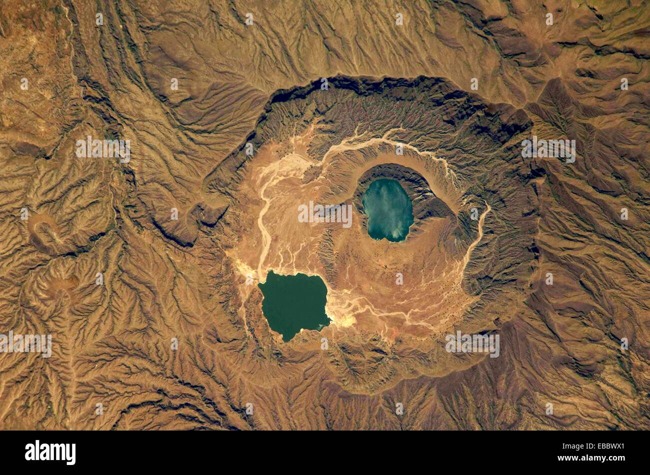 Deriba Caldera A Cauldron Like Volcanic Feature Usually Formed By The Collapse Of Land Following A Volcanic Eruption Is A Stock Photo Alamy