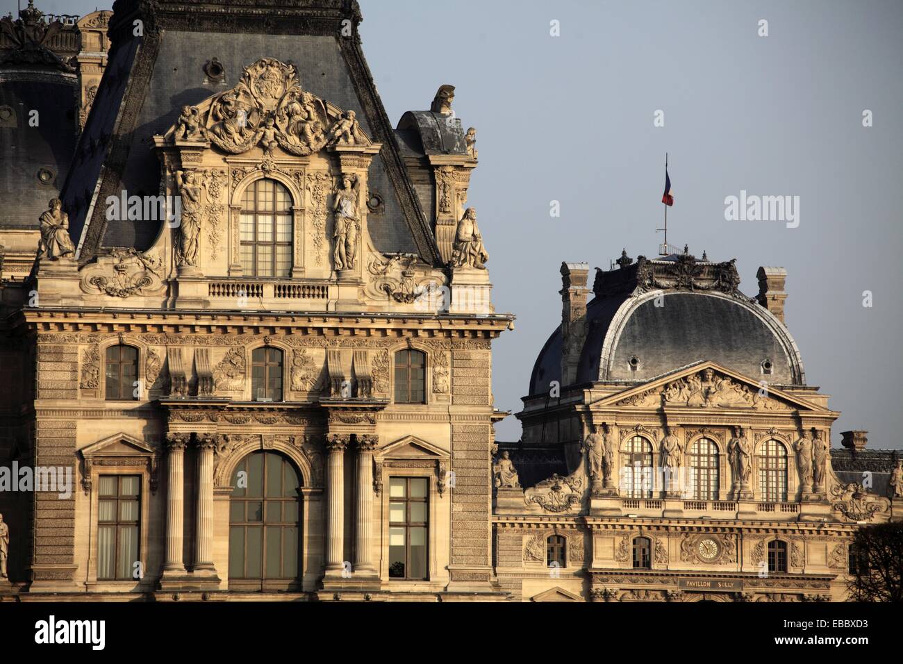Richelieu Wing of Musee du Louvre with Sully Wing in the background