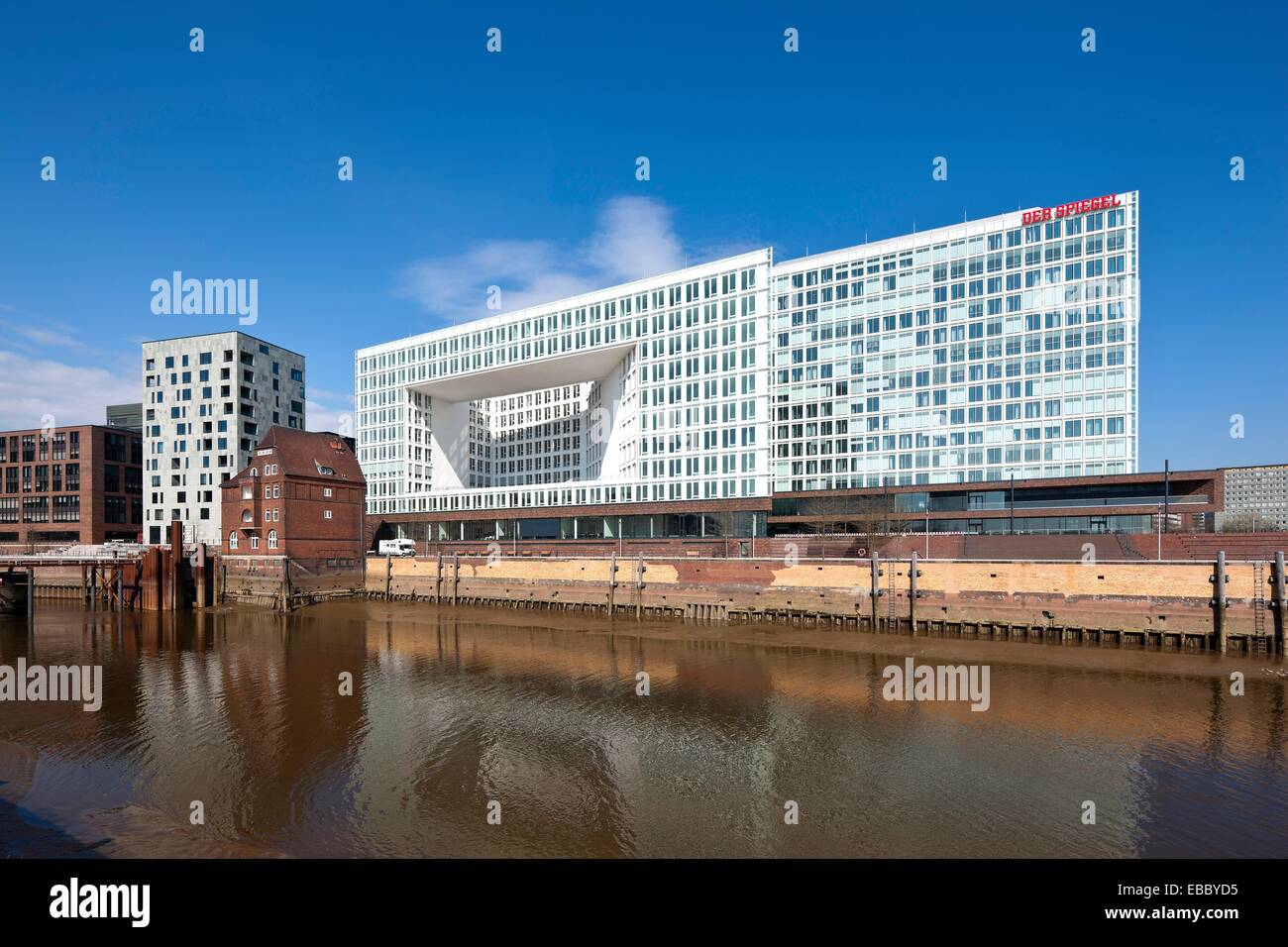 Editorial and publishing office ´Der Spiegel´ Ericusspitze Hamburg Stock Photo