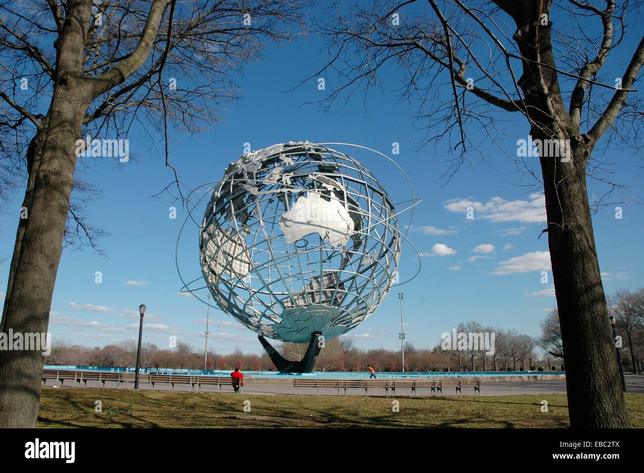 New York City, the Unisphere at Flushing Meadows Corona Park, Queens Stock Photo