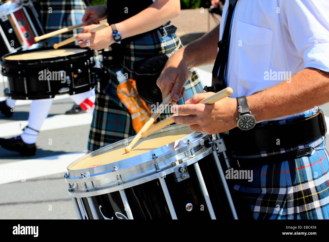 Scottish drummer hires stock photography and images Alamy