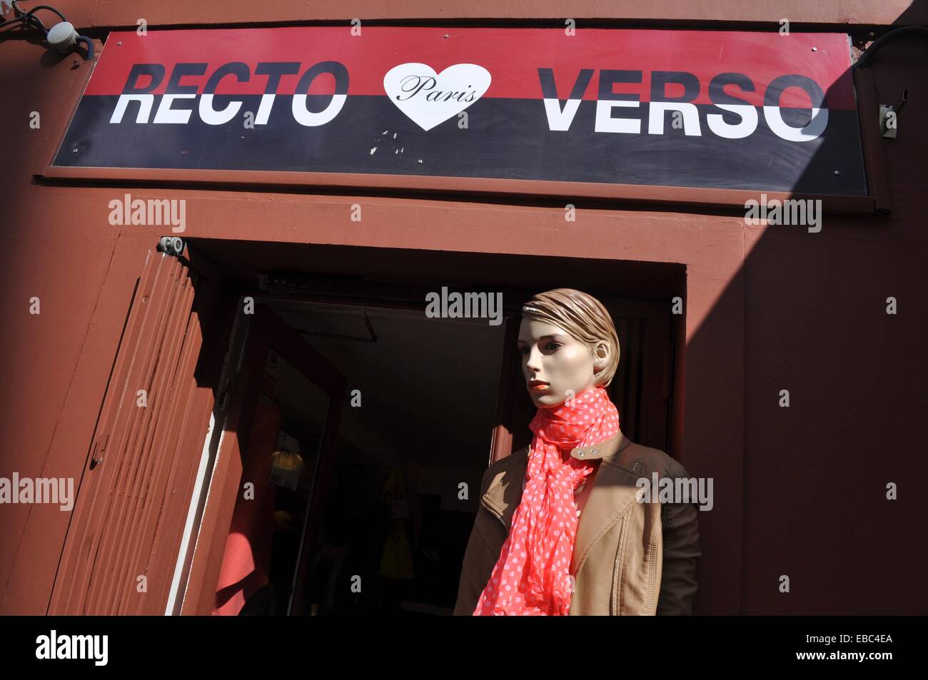 Paris, France, clothing shop in Montmartre Stock Photo Alamy