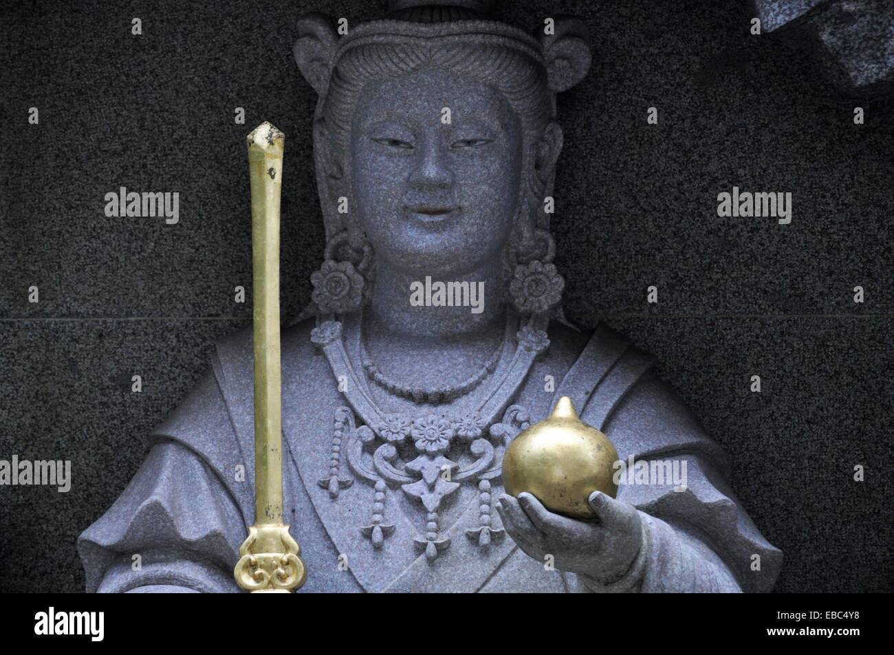 Kamakura Kanagawa Japan statue at Enoshima Island Stock Photo Alamy