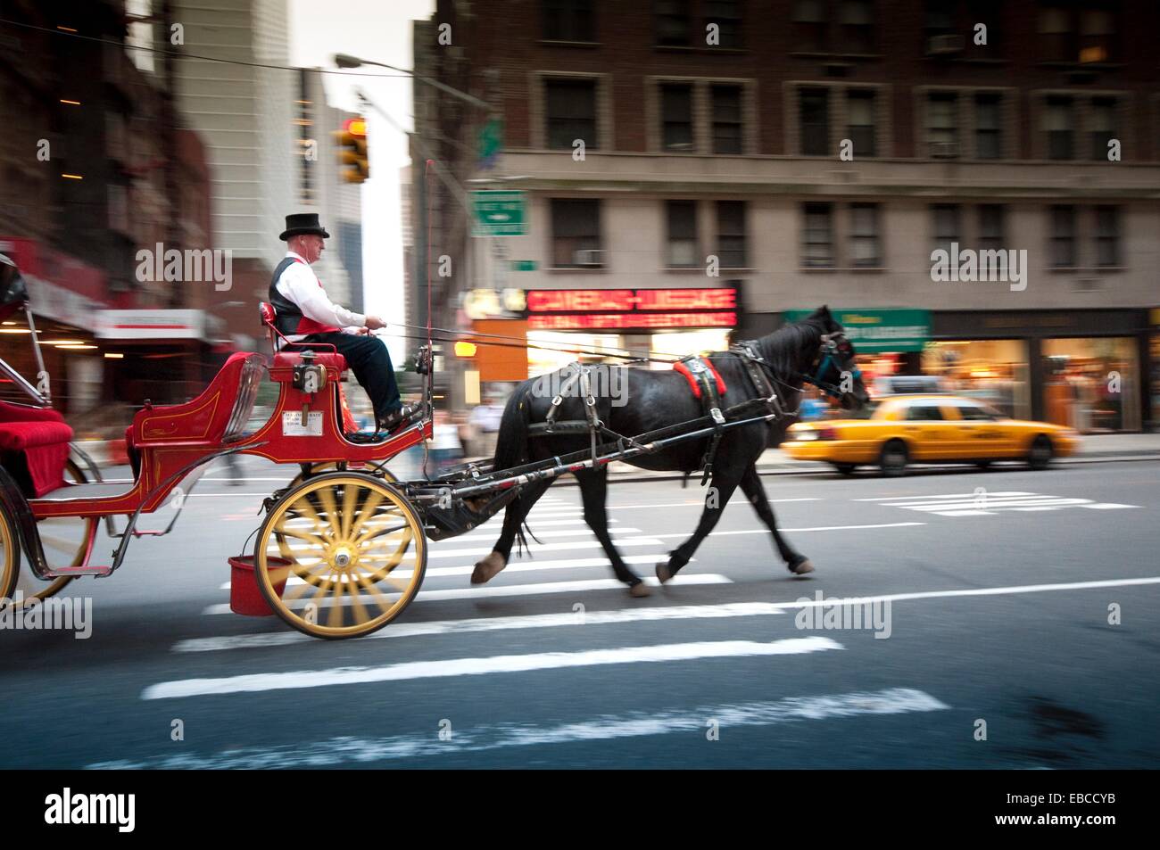 Horse drawn cart carrying people hi-res stock photography and images ...