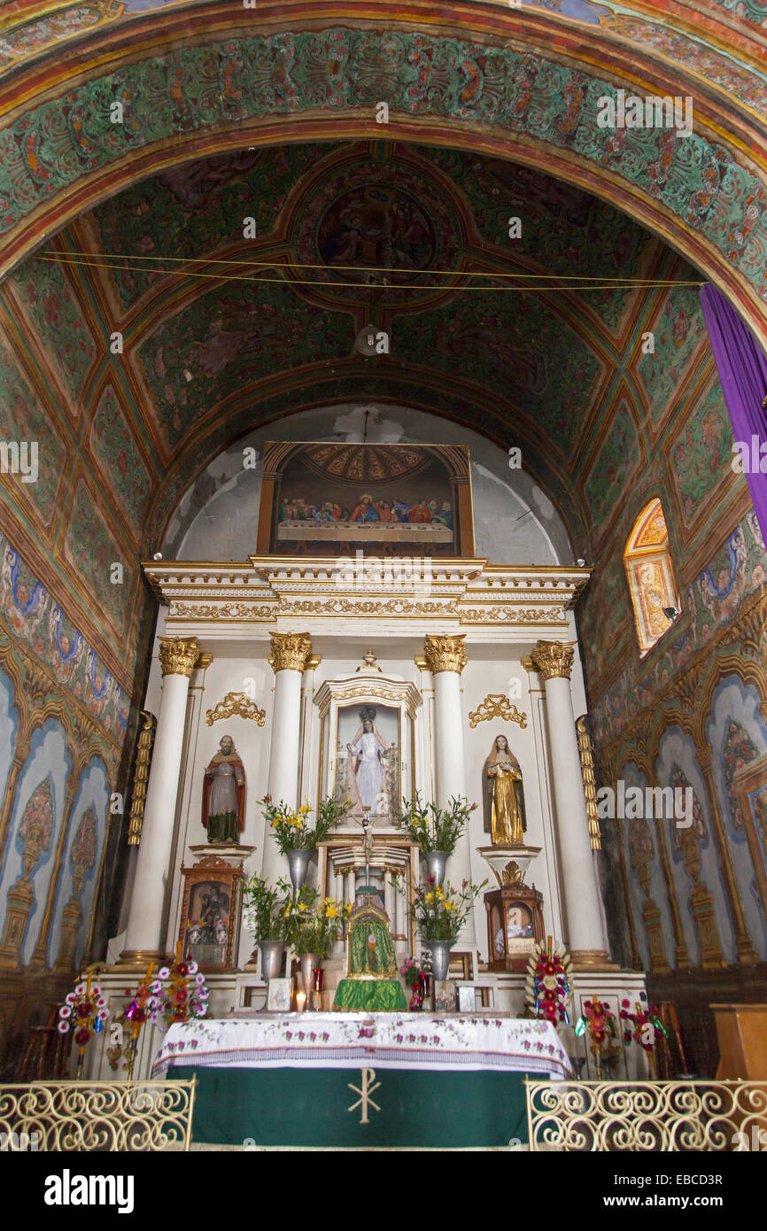 Teotitlan del Valle Church at Oaxaca, Mexico Stock Photo Alamy