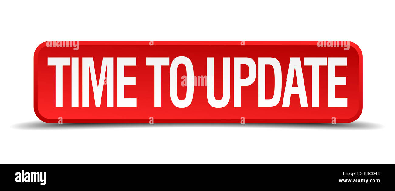 Update stamp isolated 3d illustration Cut Out Stock Images & Pictures ...