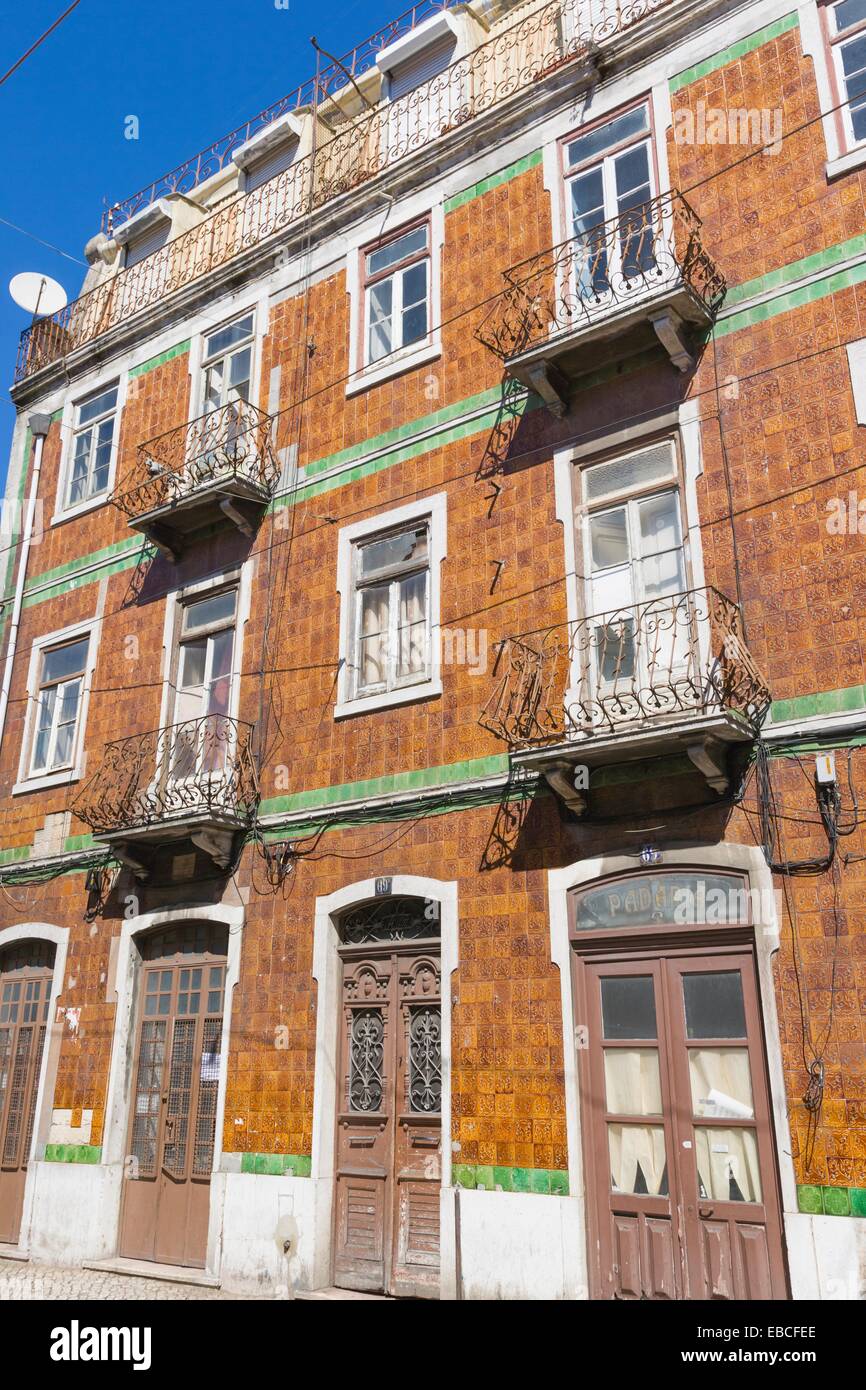 Traditional house Rua da Graca Graca Lisboa Lisbon Portugal Stock Photo