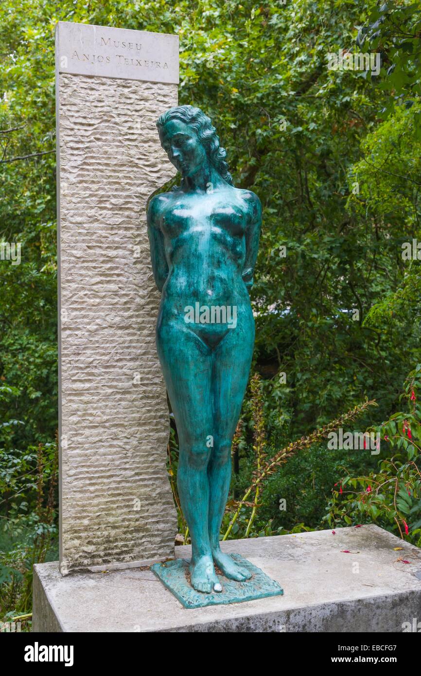 Sculpture, Museu Anjos Teixeira, Anjos Teixeira Museum, Sintra Cascais  Natural Park, Grande Lisboa, Lisbon Region, Portugal Stock Photo - Alamy