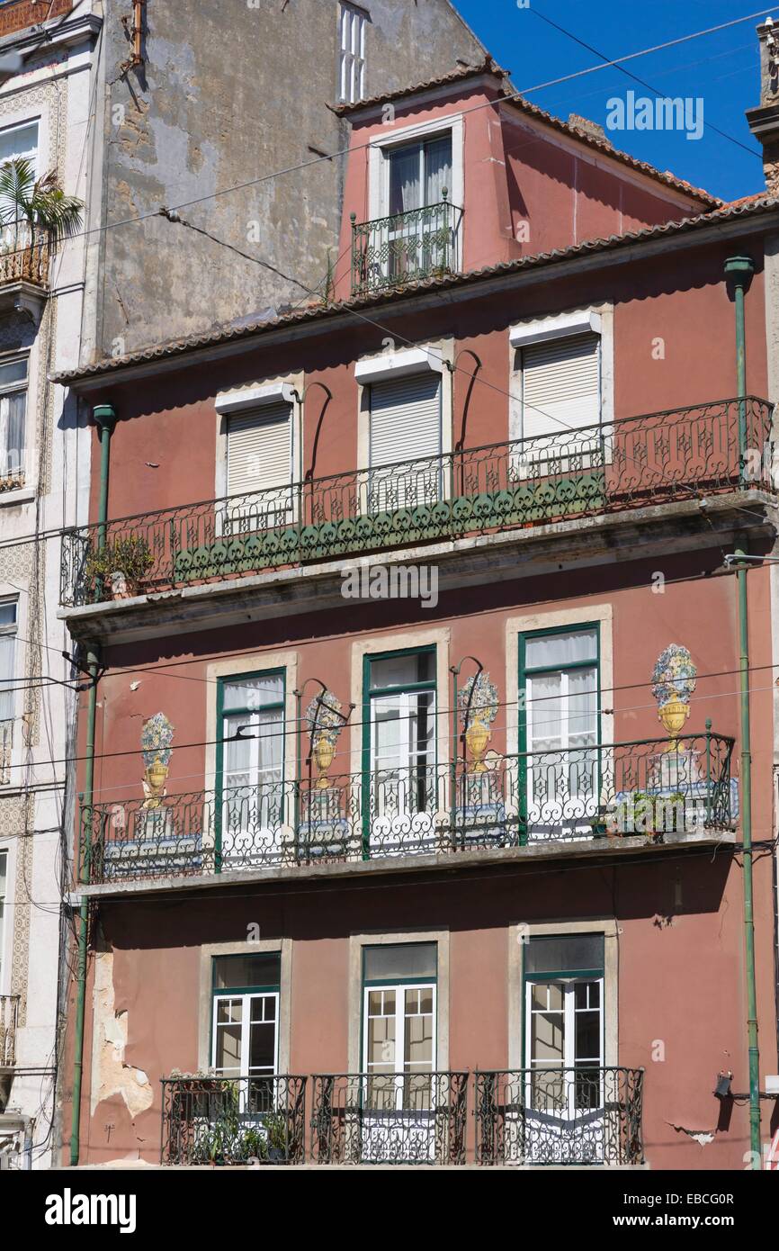 Traditional house, Largo da Graca, Graca, Lisboa, Lisbon, Portugal
