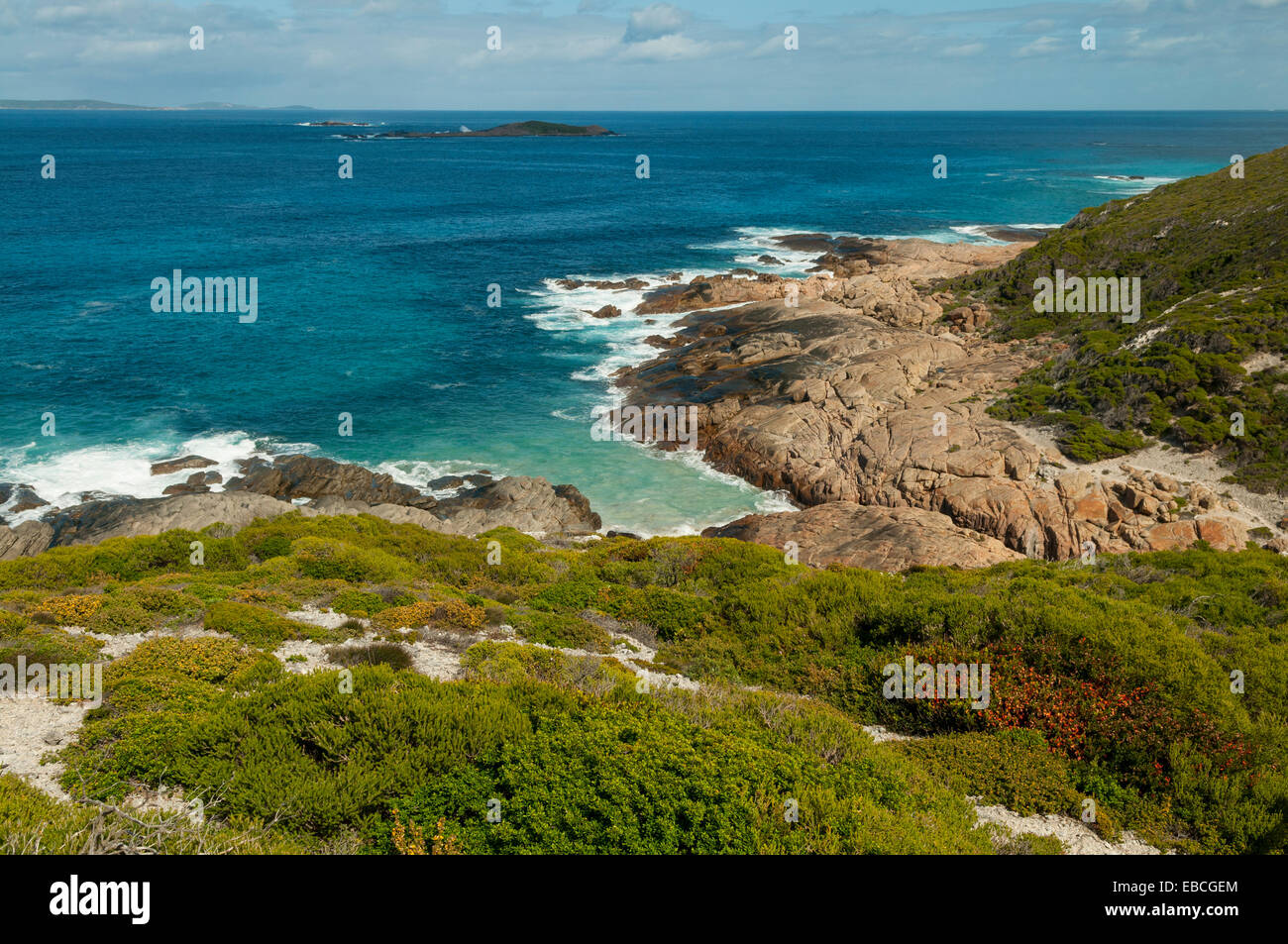 Observatory Point, Great Ocean Drive, near Esperance, WA, Australia Stock Photo