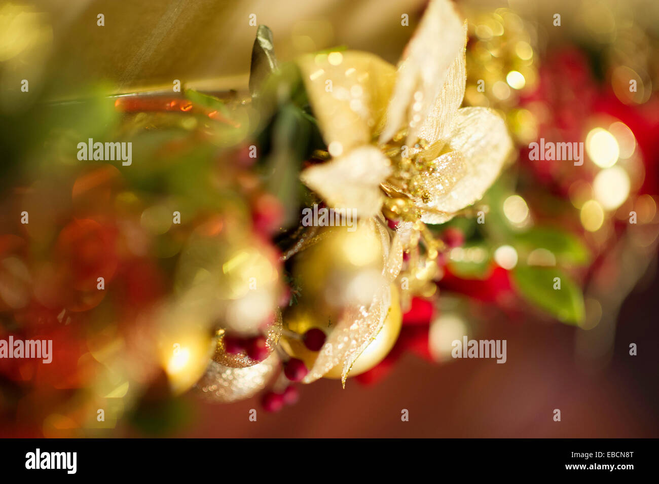 Close up of Christmas decoration. Stock Photo