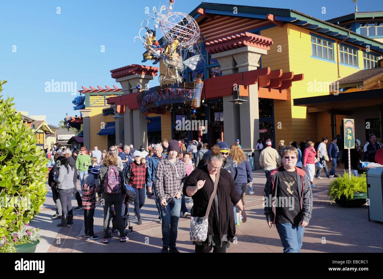 Black Friday Shopping, Downtown Disney, Orlando, Florida Stock Photo