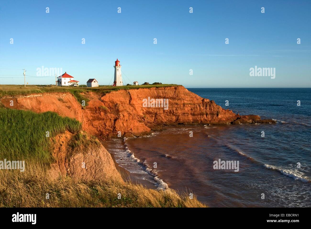 lighthouse of l´AnsealaCabane, HavreAubert island, Magdalen Islands