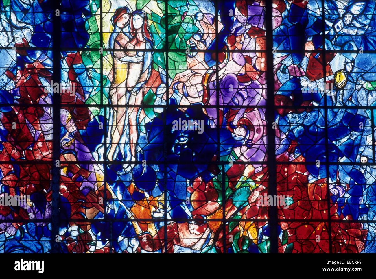 The Peace, stainedglass window by Marc Chagall, Master glazier Charles