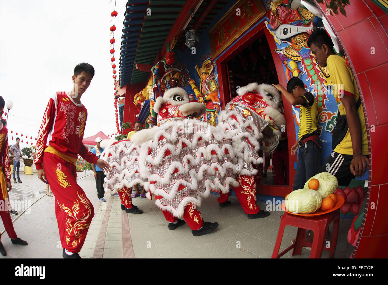 Chinese New Year Festival Capgomeh Celebration Kuching Sarawak Malaysia Borneo Stock Photo Alamy