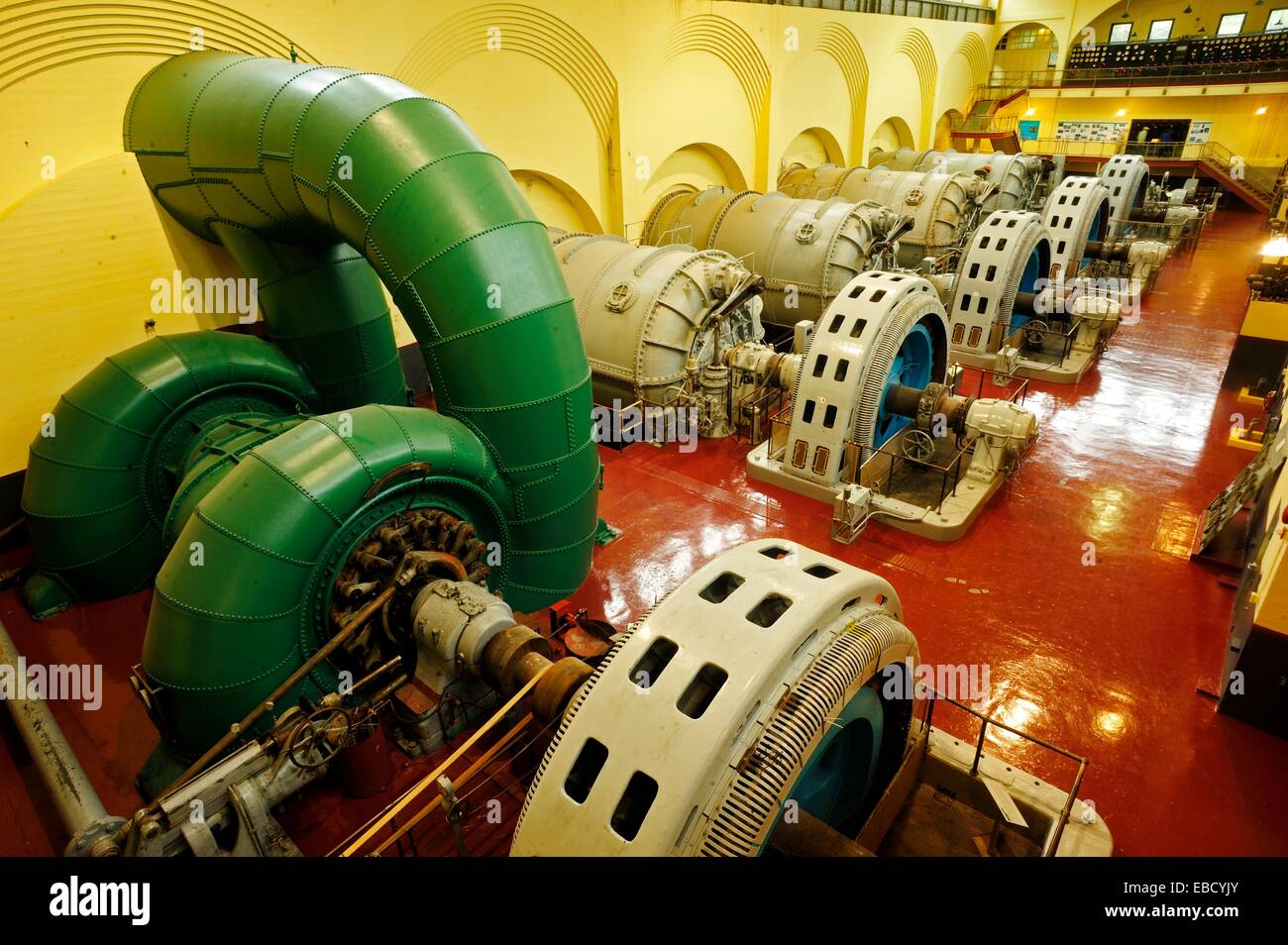 Generator Hall Stave Falls Hydroelectric Plant Fraser Valley British