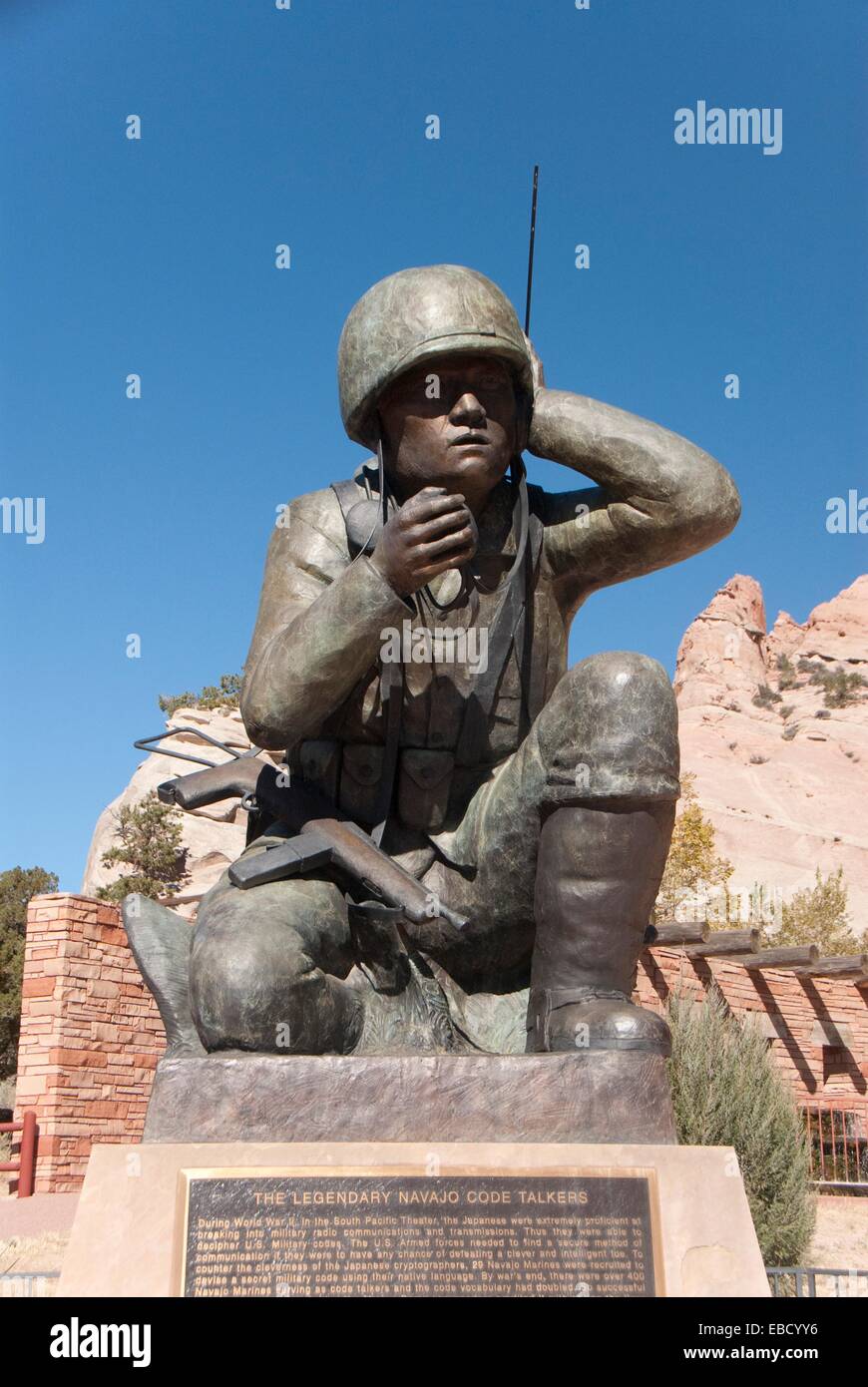 USA, Arizona, Window Rock Navajo Tribal Park & Veteran's Memorial