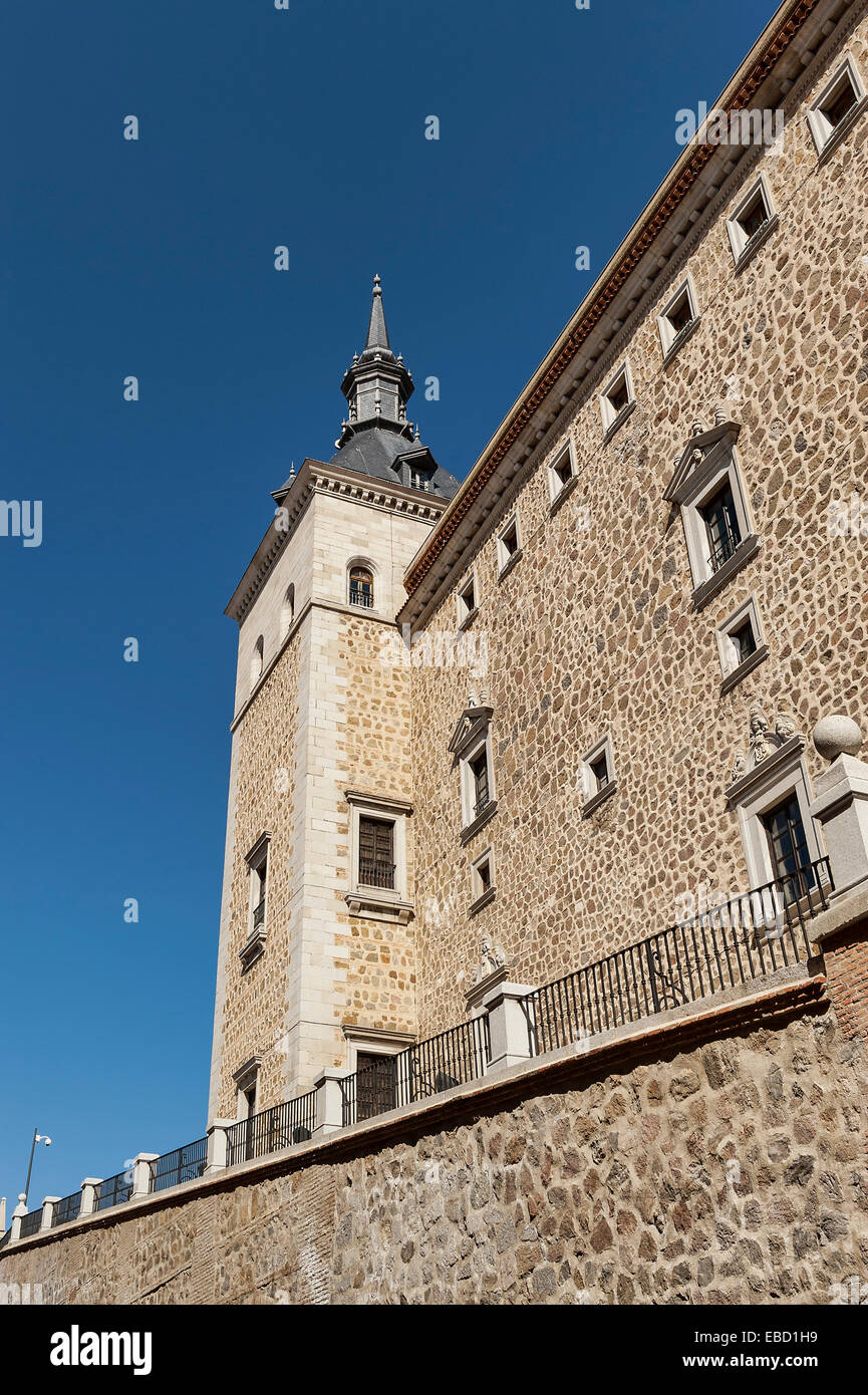 Detail of the Alcazar, Toledo, Spain Stock Photo