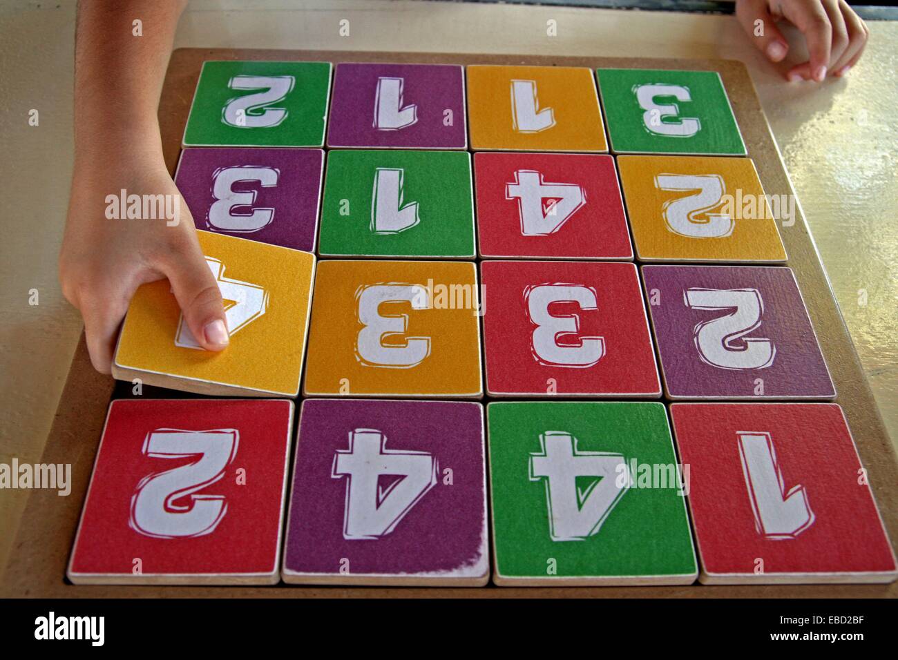 puzzle, educational game Stock Photo Alamy