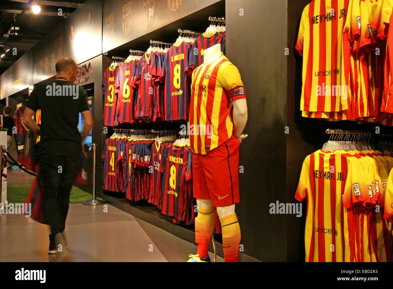 Sport equipment, store, FC Barcelona, Barcelona, Catalonia, Spain Stock  Photo - Alamy