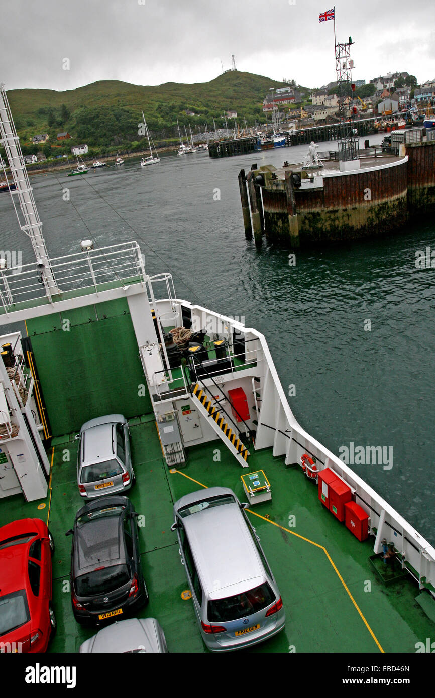 Cars, ferry, Ardvasar, Isle of Skye, Scotland, UK Stock Photo Alamy