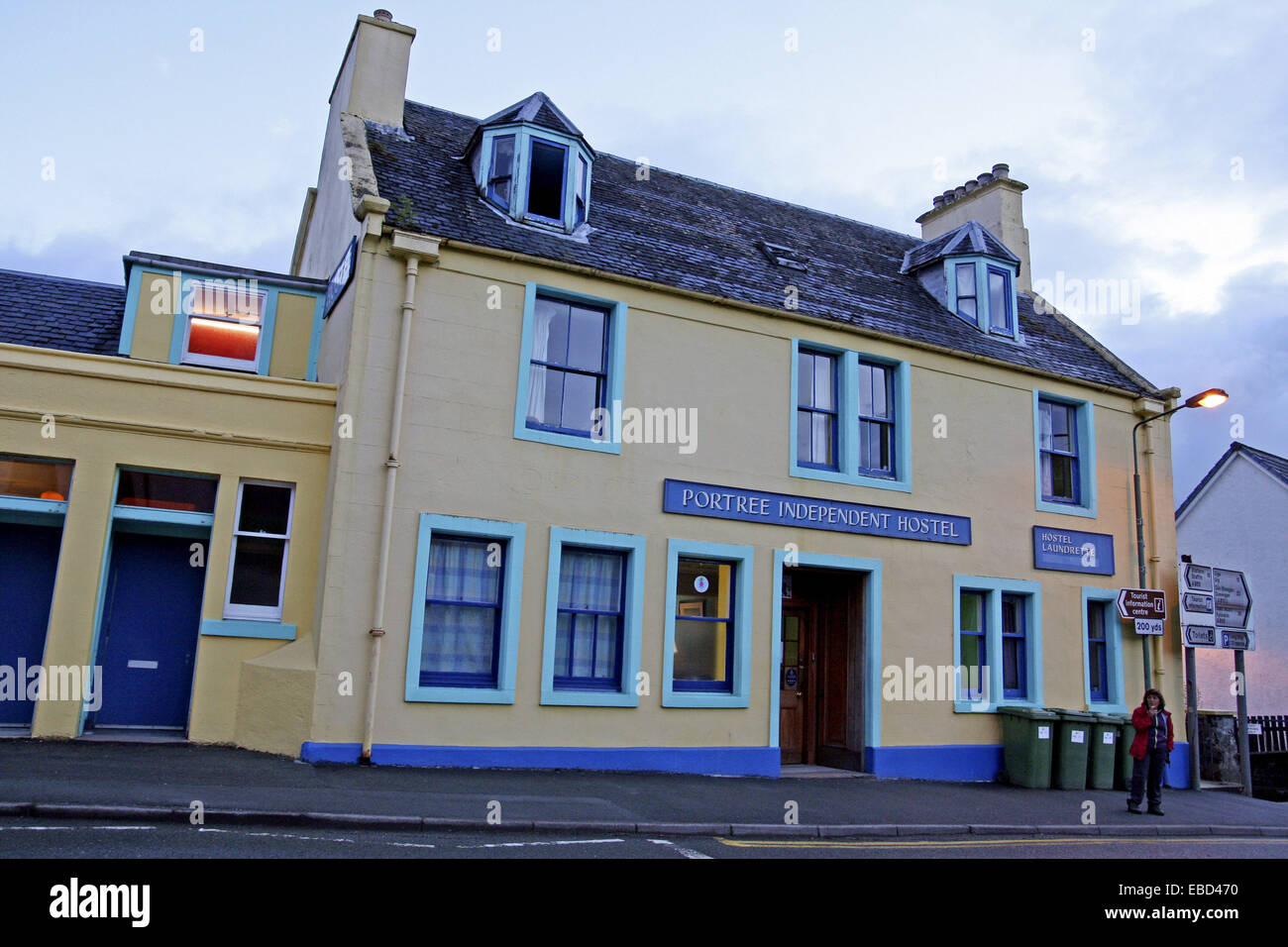 Independent hostel Portree Isle of Skye Scotland UK Stock Photo Alamy