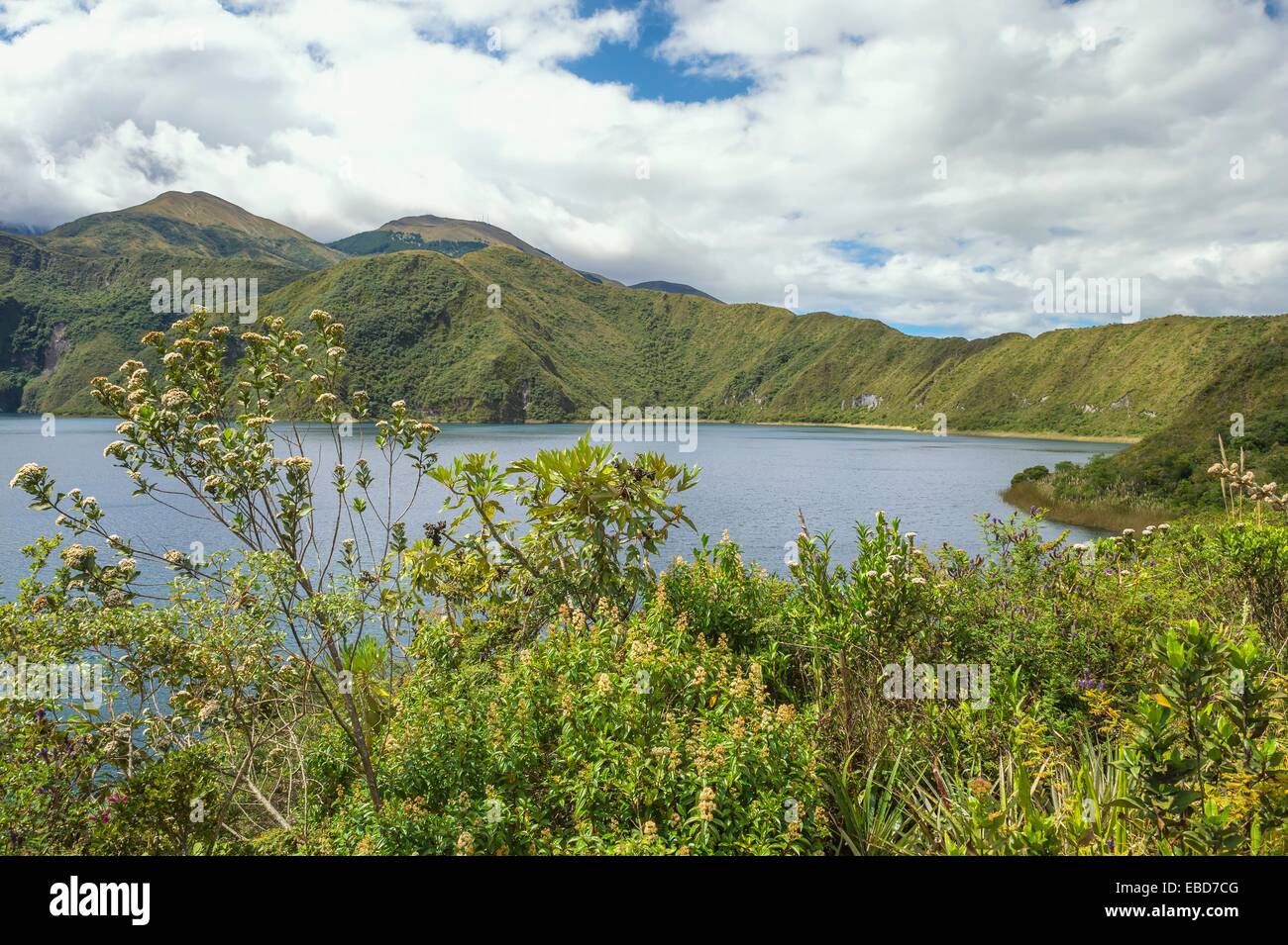 Cuicocha crater lake, Imbabura Province, Ecuador Stock Photo Alamy