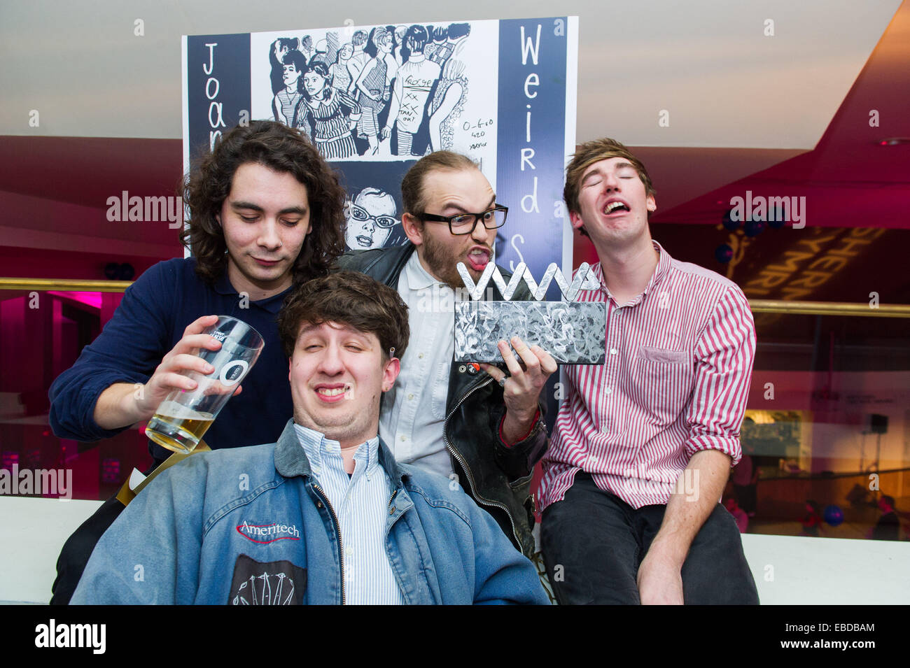 Welsh Music Prize winners Joanna Gruesome. Stock Photo