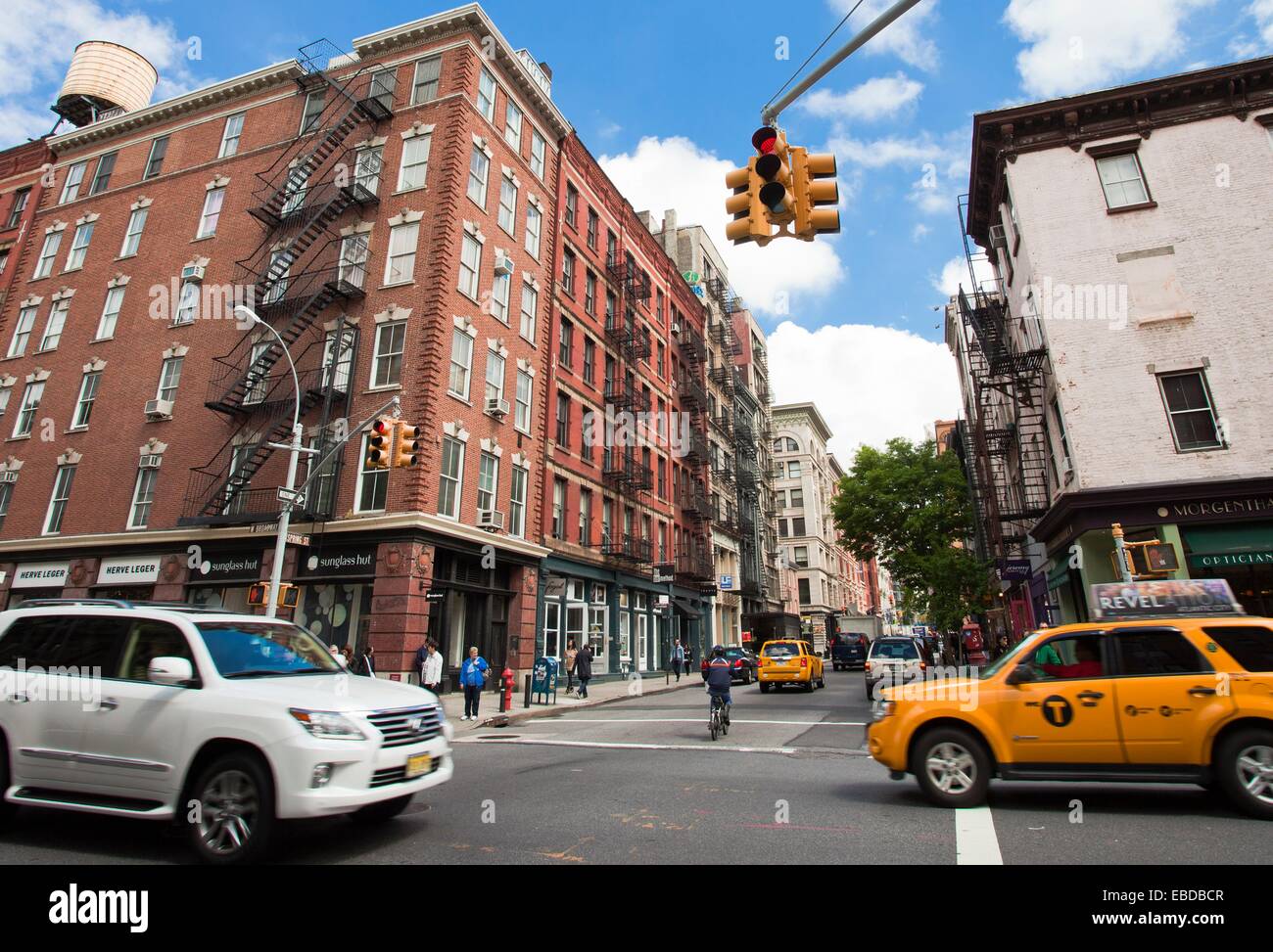 Spring street, West Broadway, Soho, Manhattan, New York, New York City