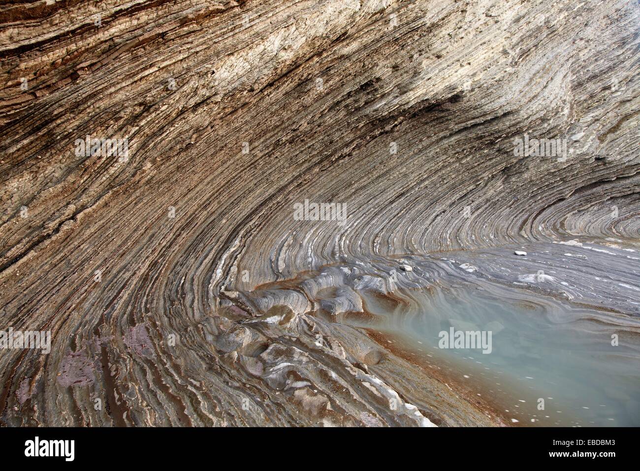 Mendata tidal zone, Zumaya Deba Flysch, Mendata, Deba, Gipuzkoa