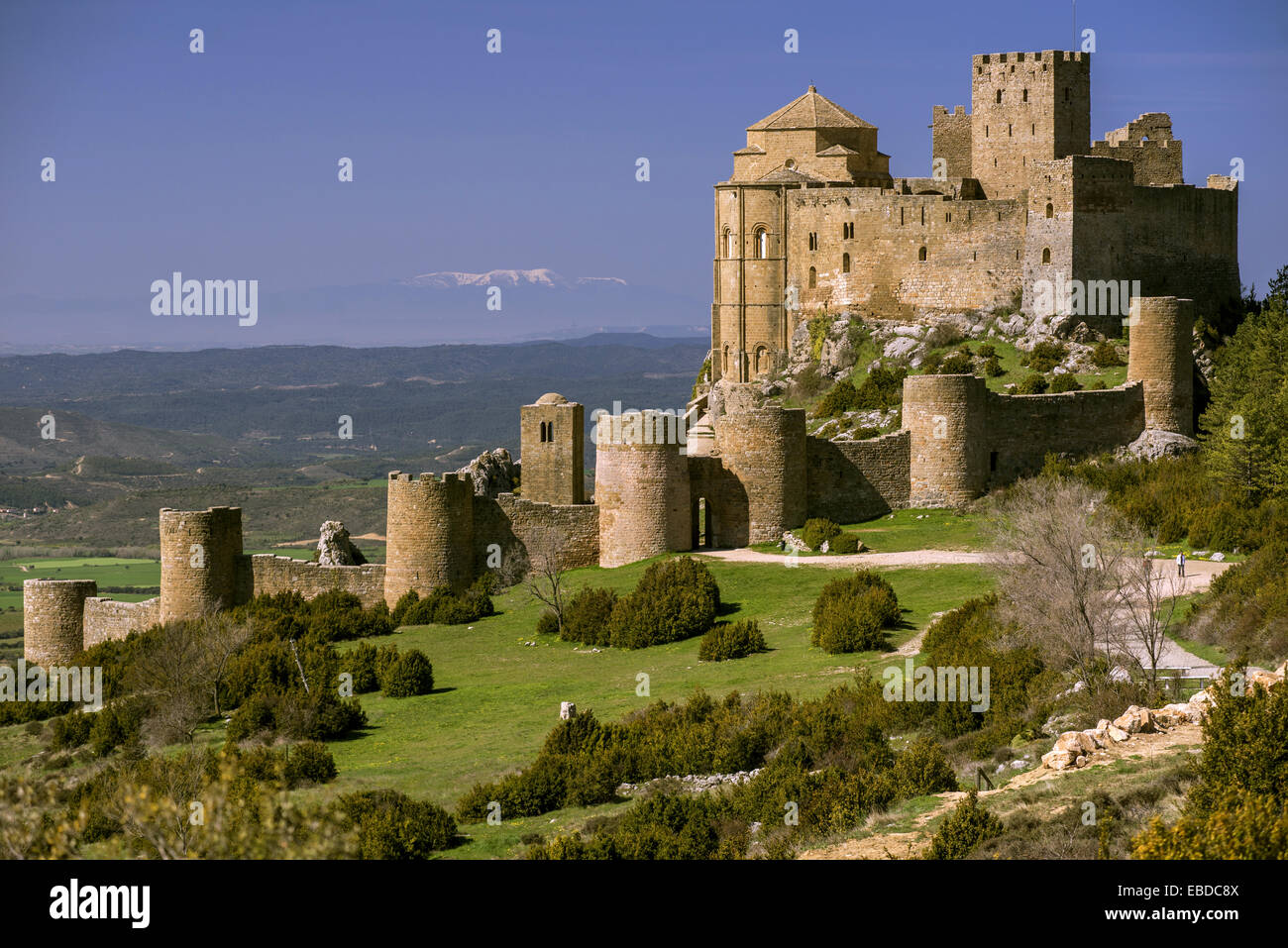 Loarre Castle, Hoya de Huesca, Aragon, Spain Stock Photo - Alamy