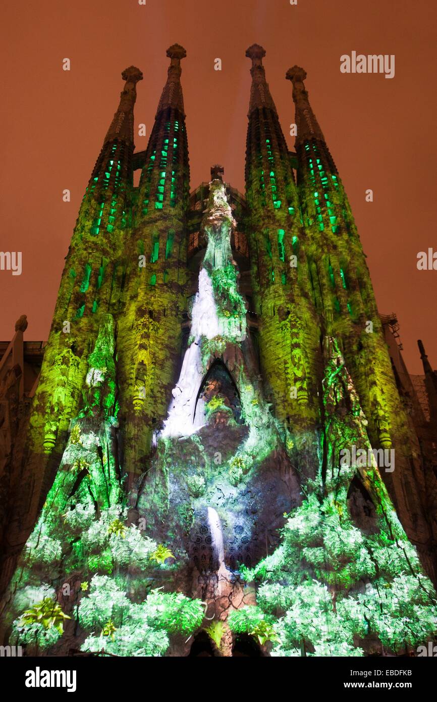 Sagrada Familia Architect Antoni Gaudi Barcelona Spain Stock Photo Alamy