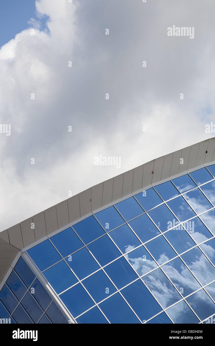 Modern building in Sao Miguel Island, Azores Stock Photo Alamy