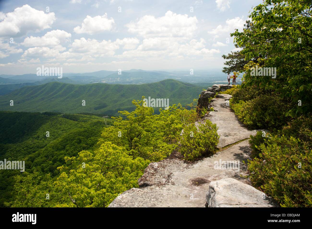 Appalachian Trail McAfee Knob near Roanoke Virginia USA Stock Photo Alamy