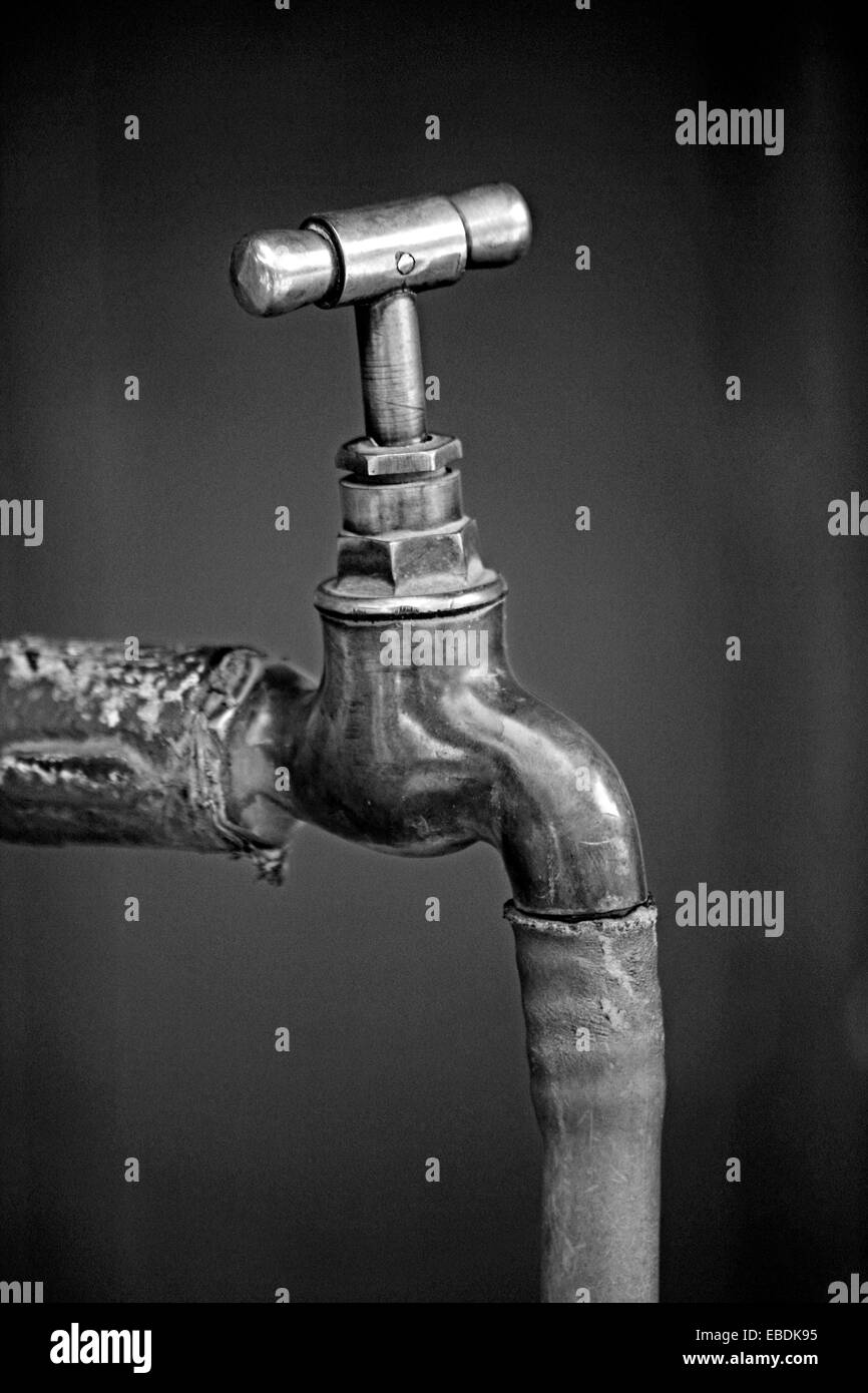 Community Water Tap Stock Photo Alamy