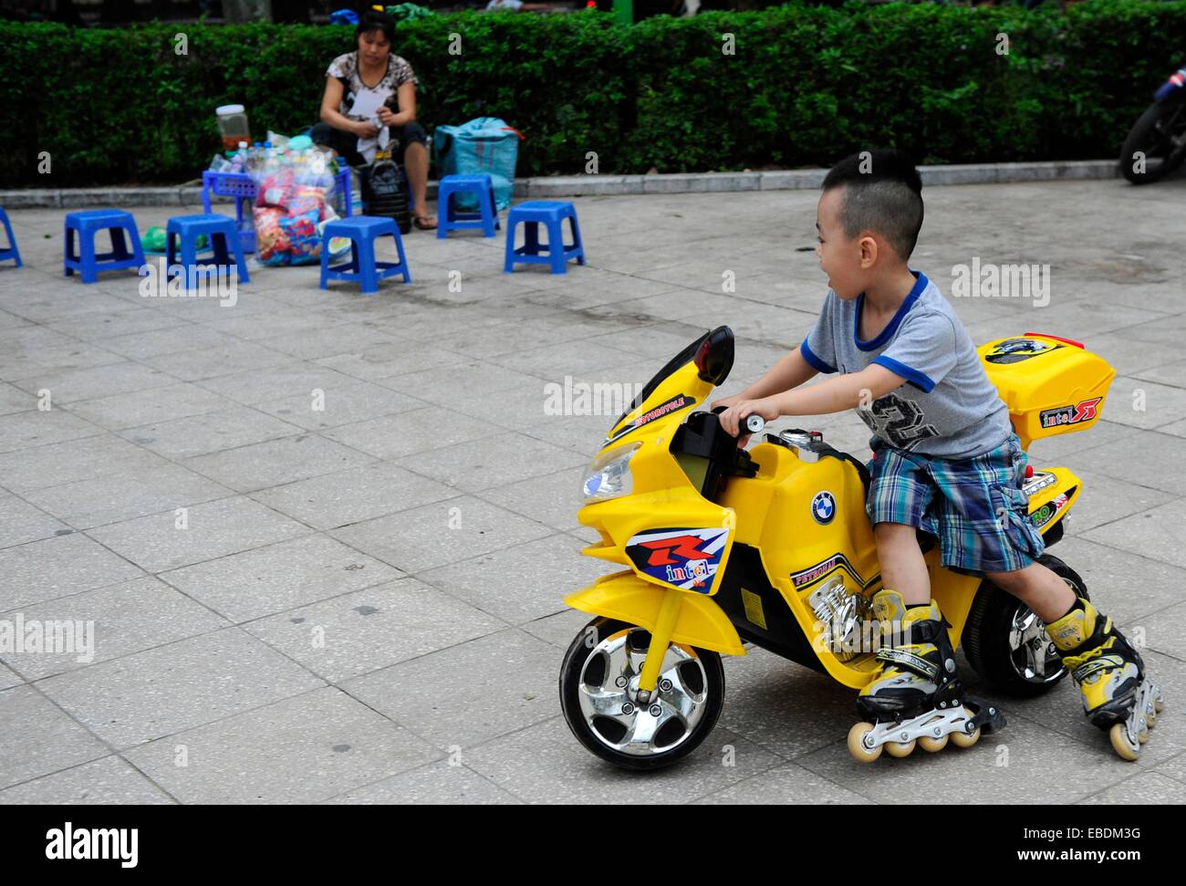 small toy motorbike