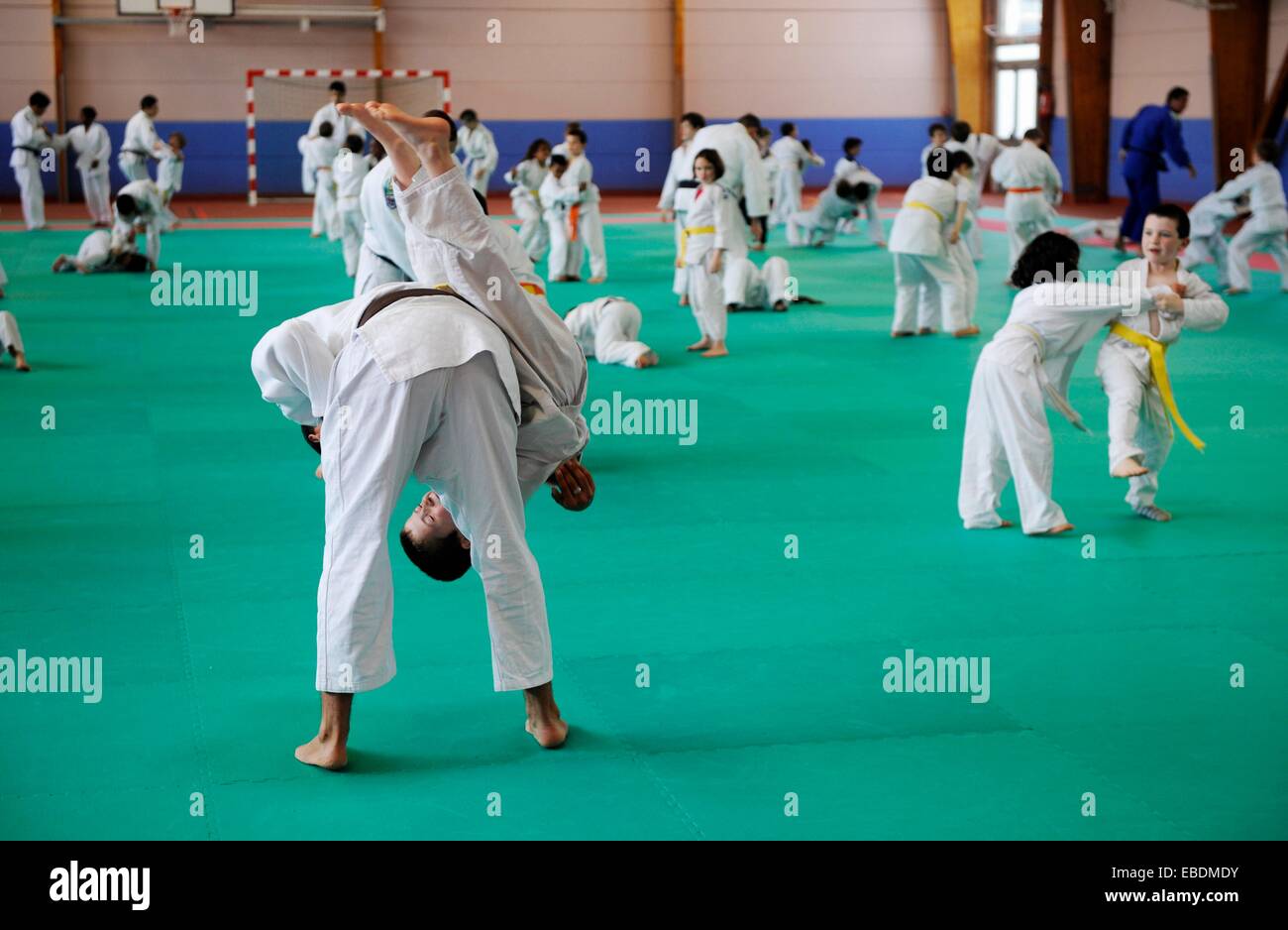 Training martial arts in Yvelines,France,Europe Stock Photo Alamy