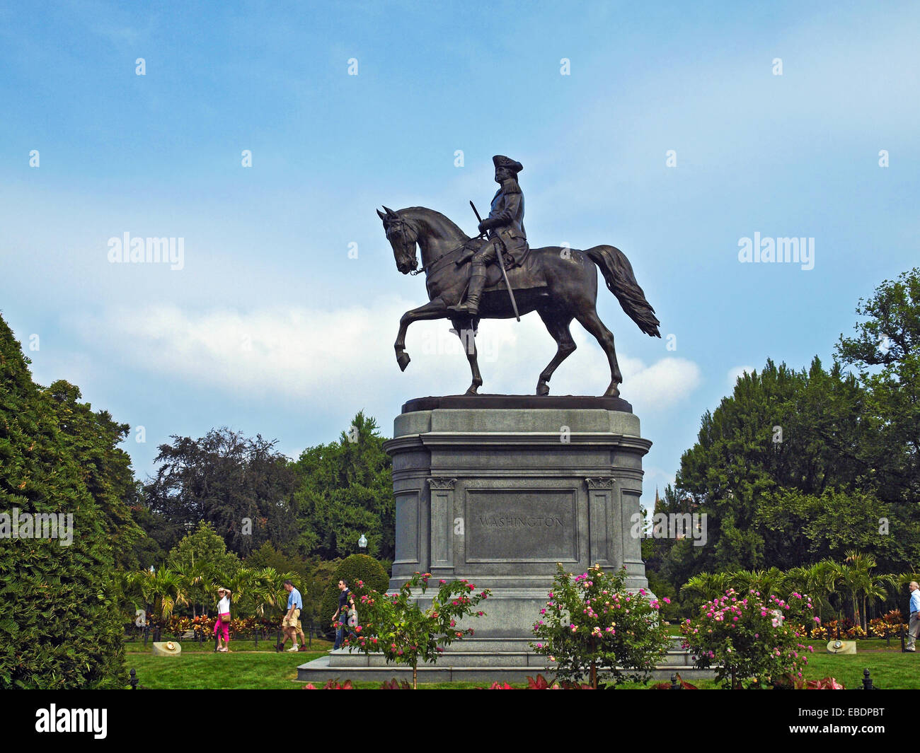 Statue washington on horse hires stock photography and images