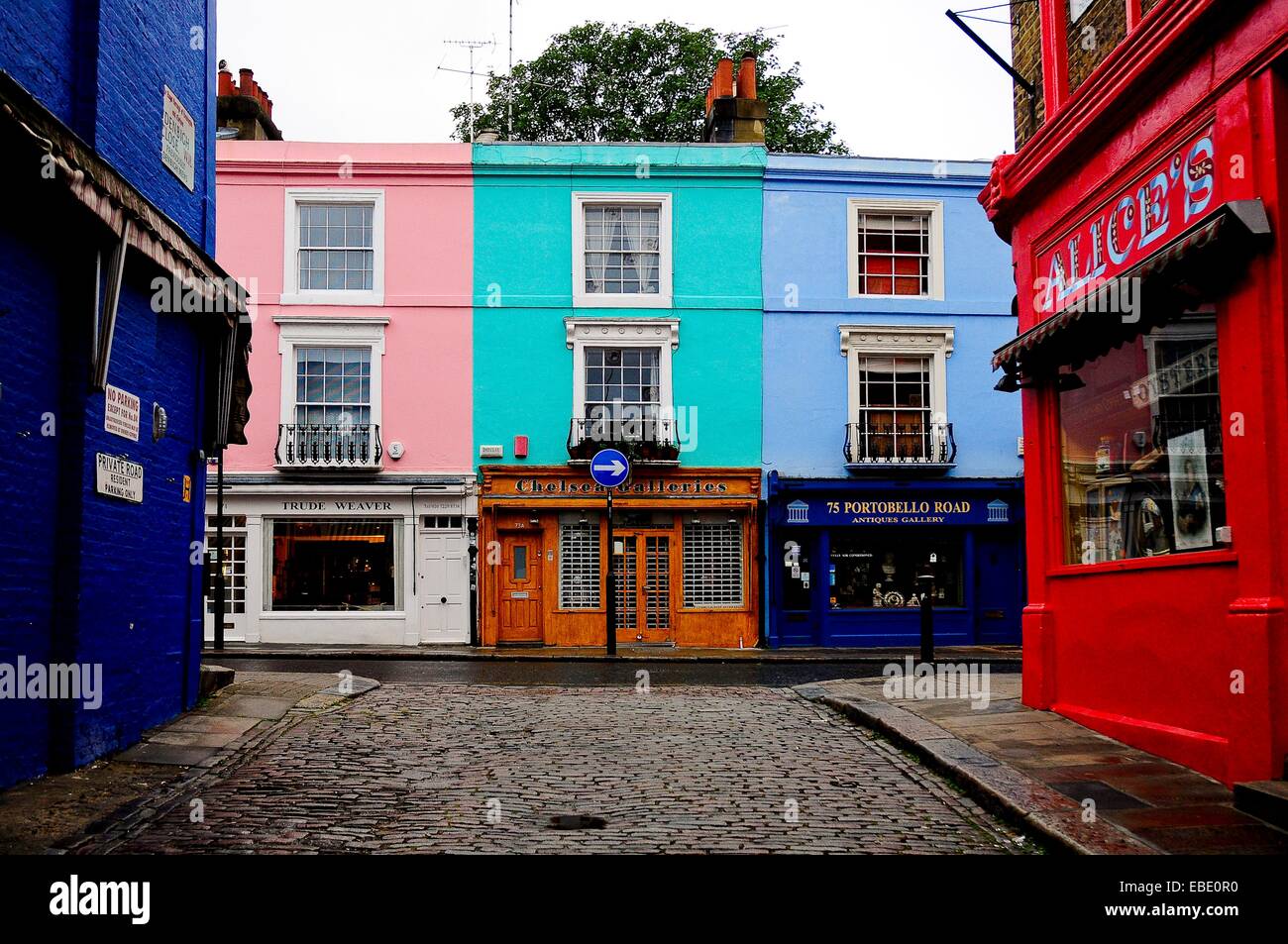 Portobello Road, Notting Hill, London, England, UK, Europe Stock Photo