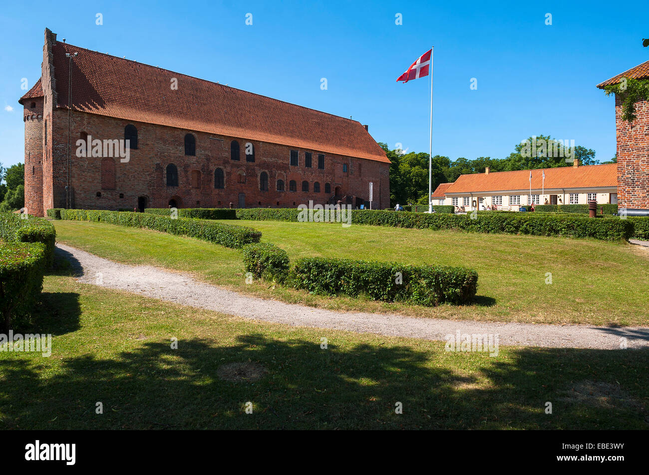 Palace, Fyn Island, Denmark Stock Photo Alamy