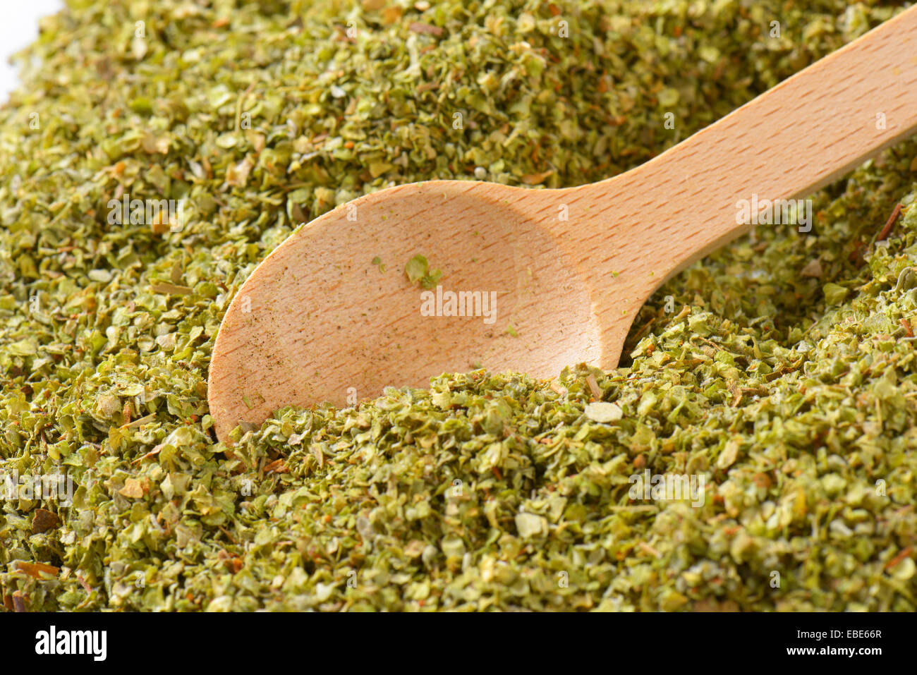 Background of dried Marjoram leaves Stock Photo Alamy