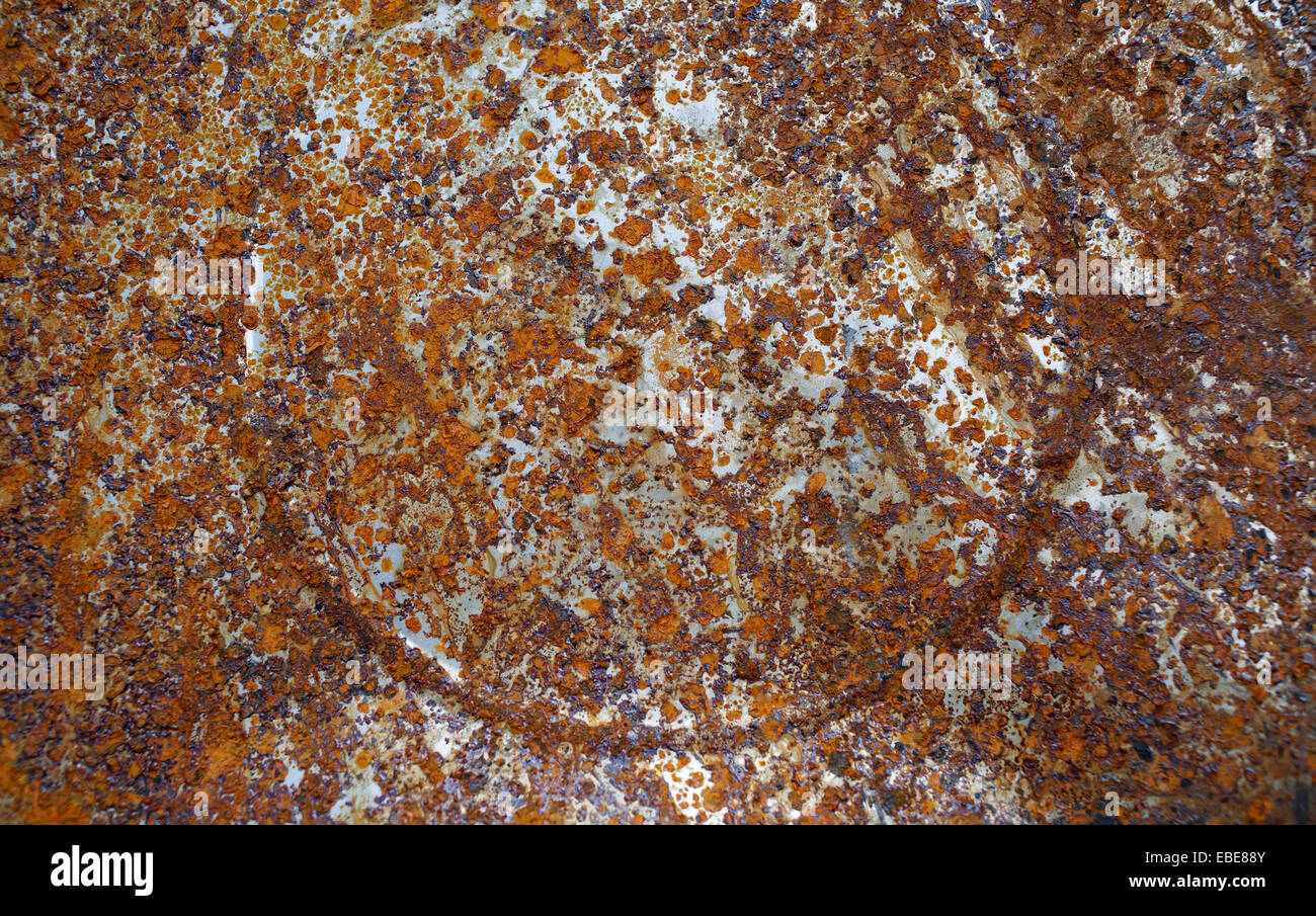 Corrosion of old metal drums. Texture rust Stock Photo Alamy