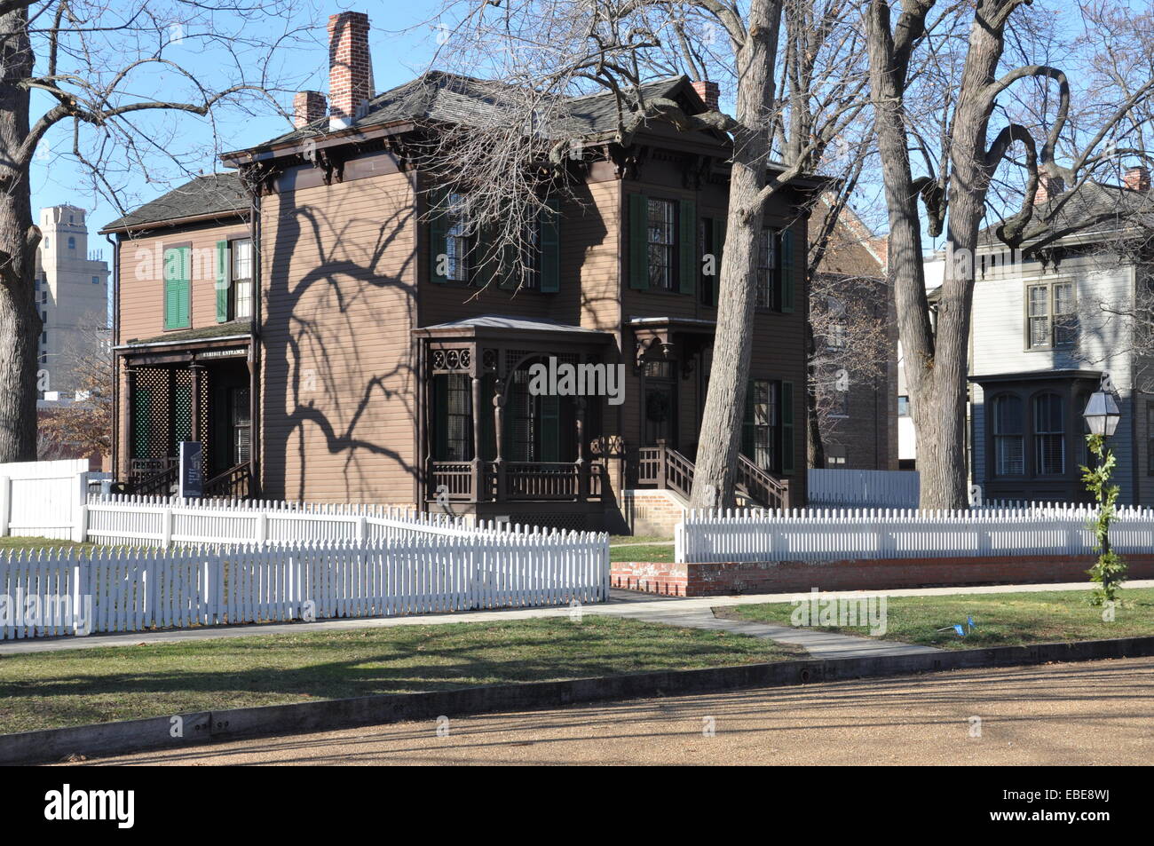 Lincoln Home Springfield Illinois High Resolution Stock Photography and