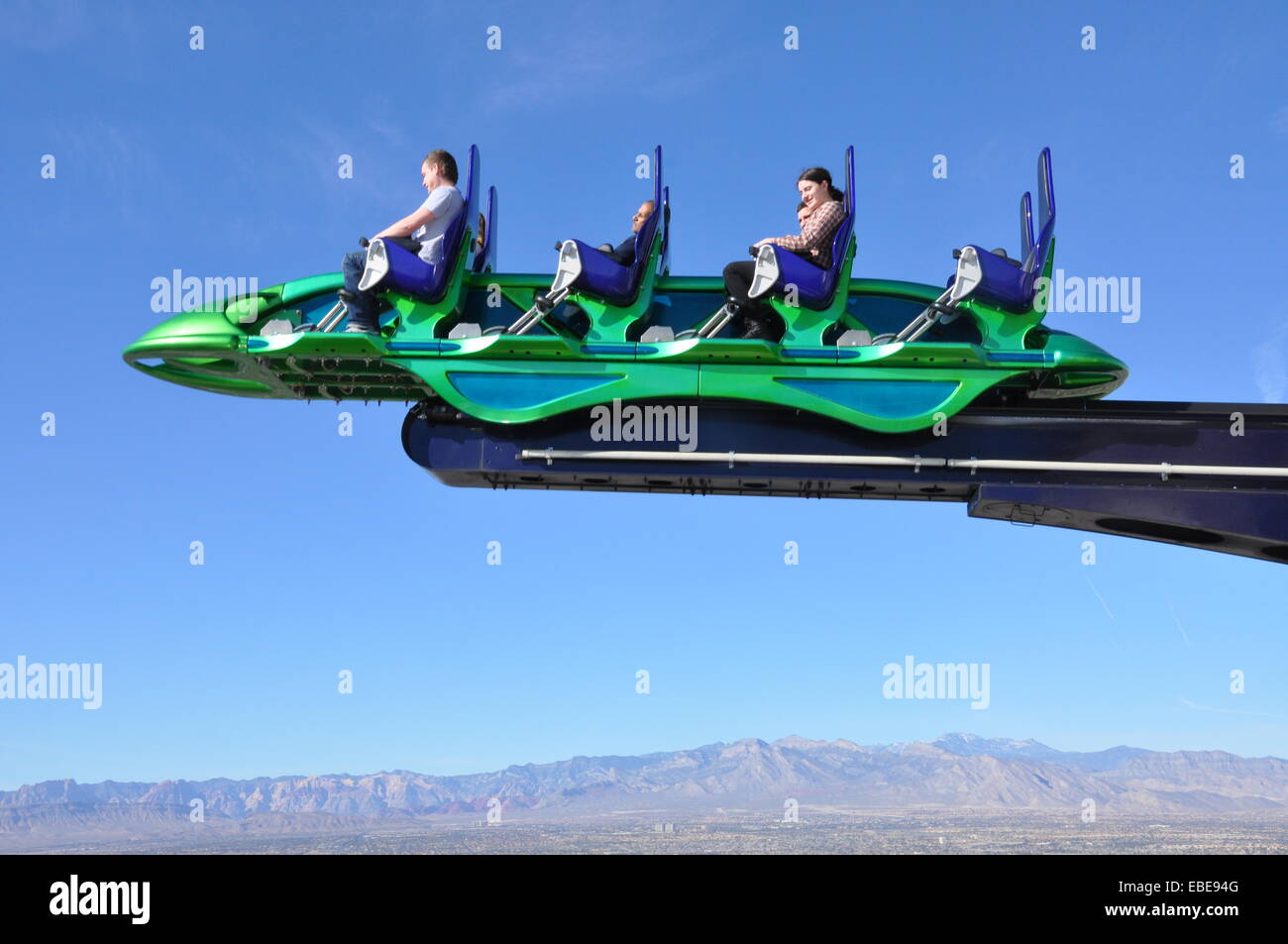 XScream amusement ride located on top of the Stratosphere Las Vegas