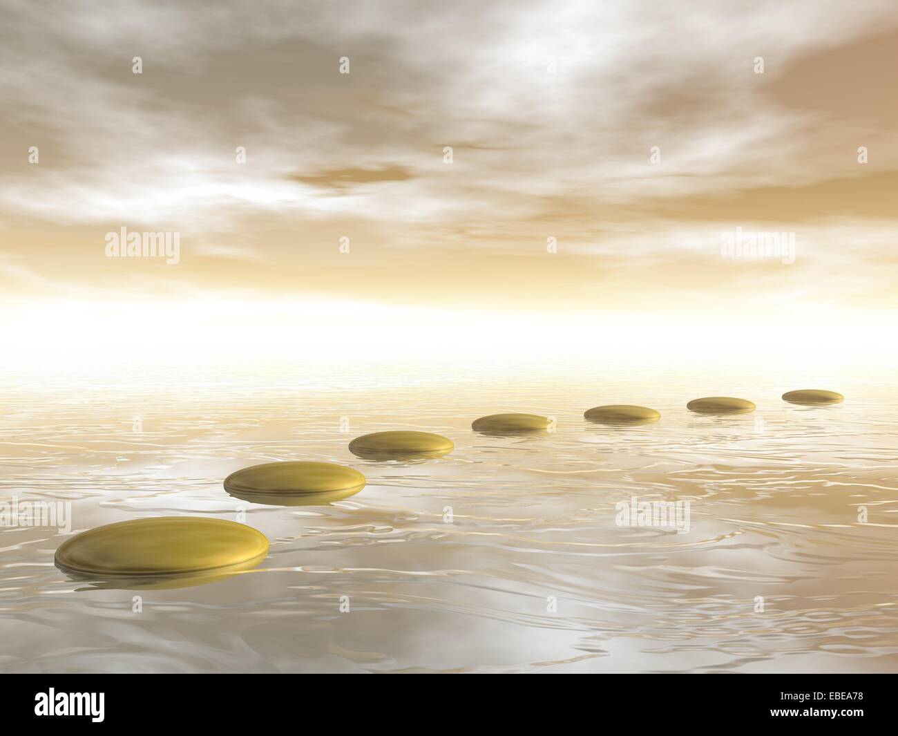 Golden steps hi-res stock photography and images - Alamy