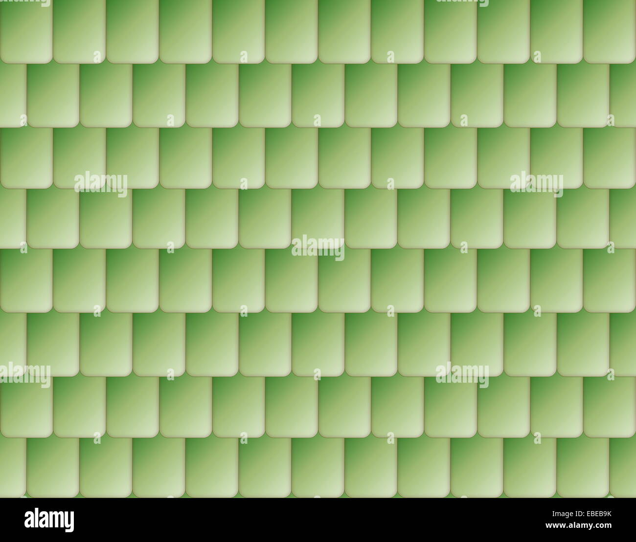Seamless nice green color roof tiles texture Stock Photo - Alamy