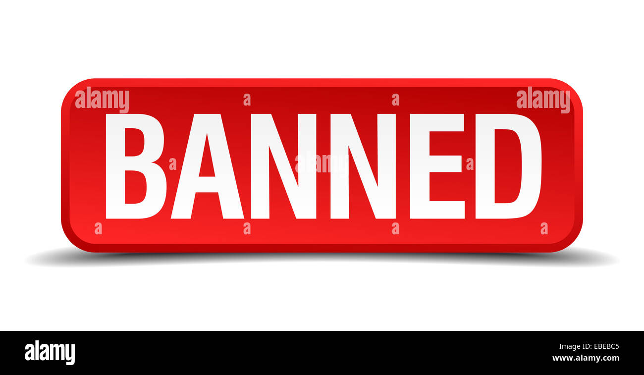 Banned content Cut Out Stock Images
