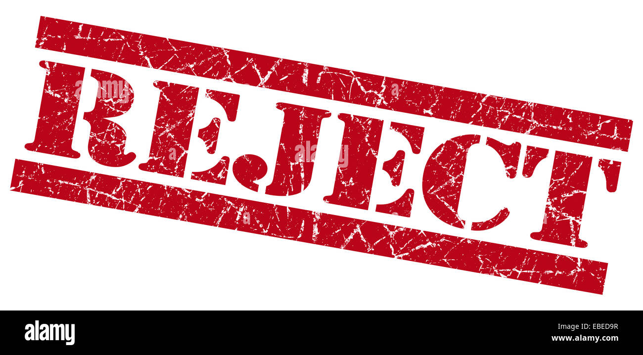 Reject grunge red stamp Stock Photo - Alamy