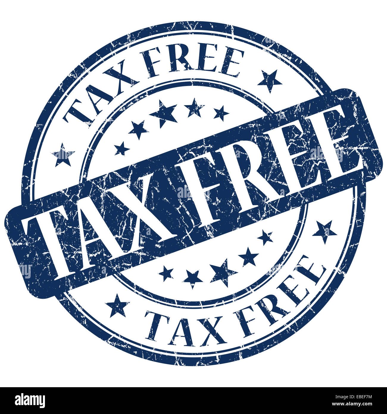 Tax Free Stamp Stock Photo Alamy